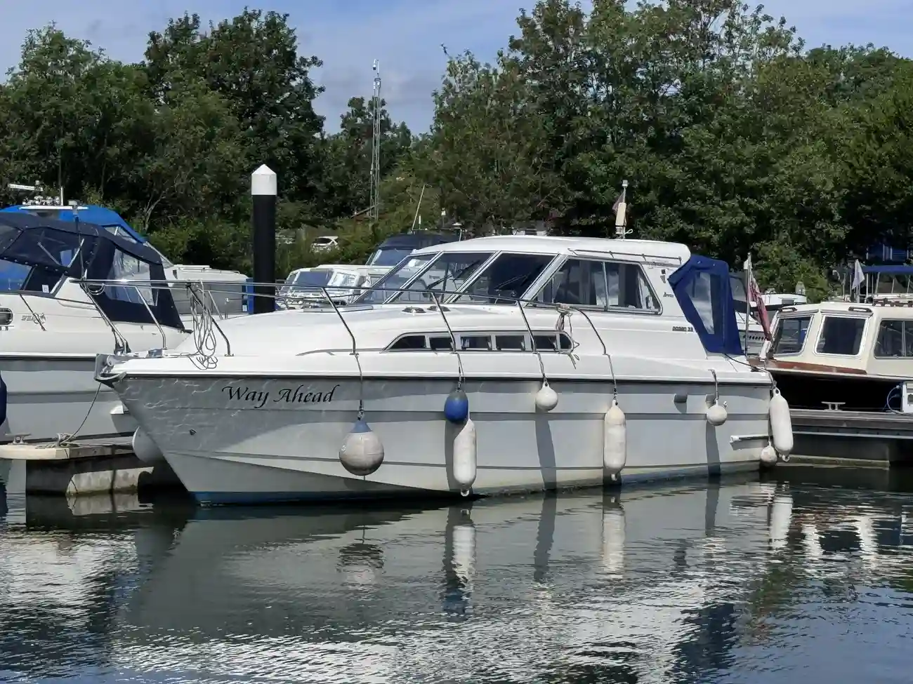 1995 Broom Ocean 29 hard top