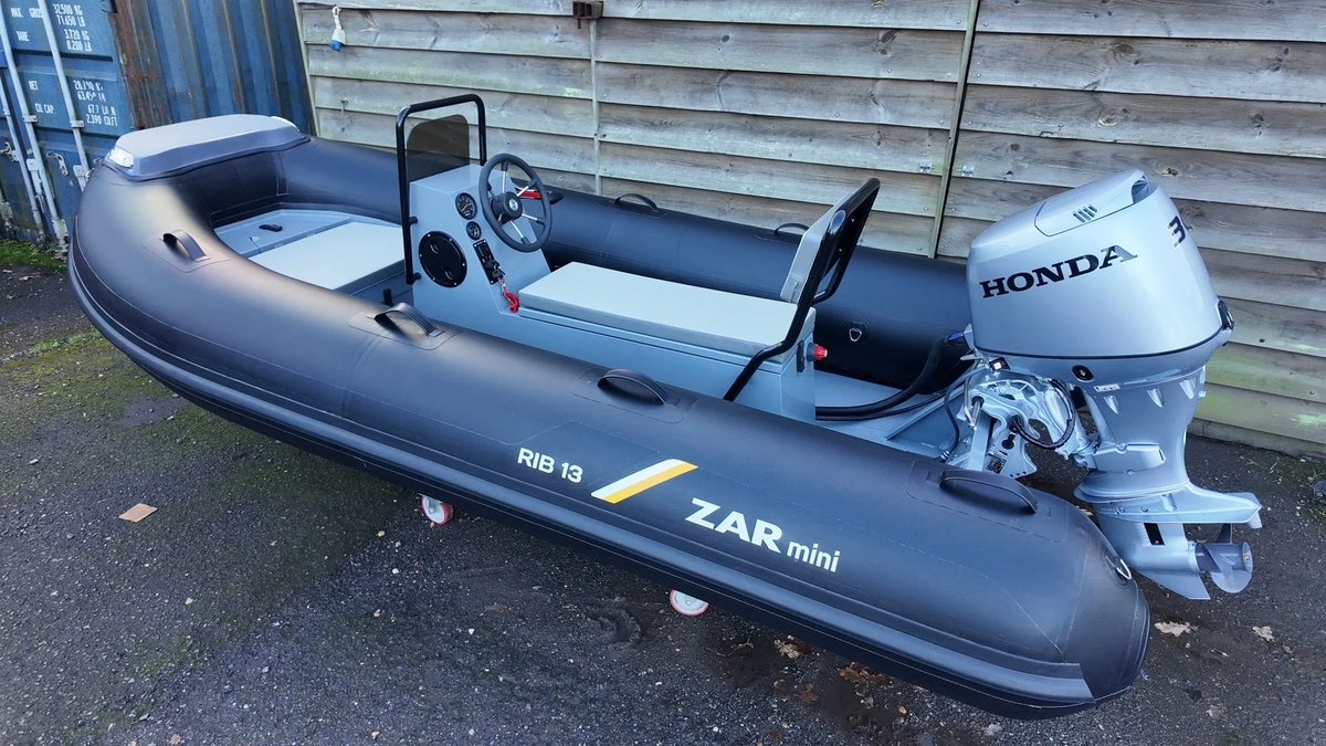 ZAR mini RIB 13 3.8m Jockey Console RIB + Honda BF30